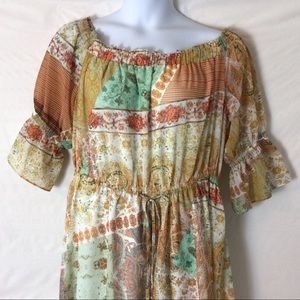 City Chic On or off the shoulder maxi dress.